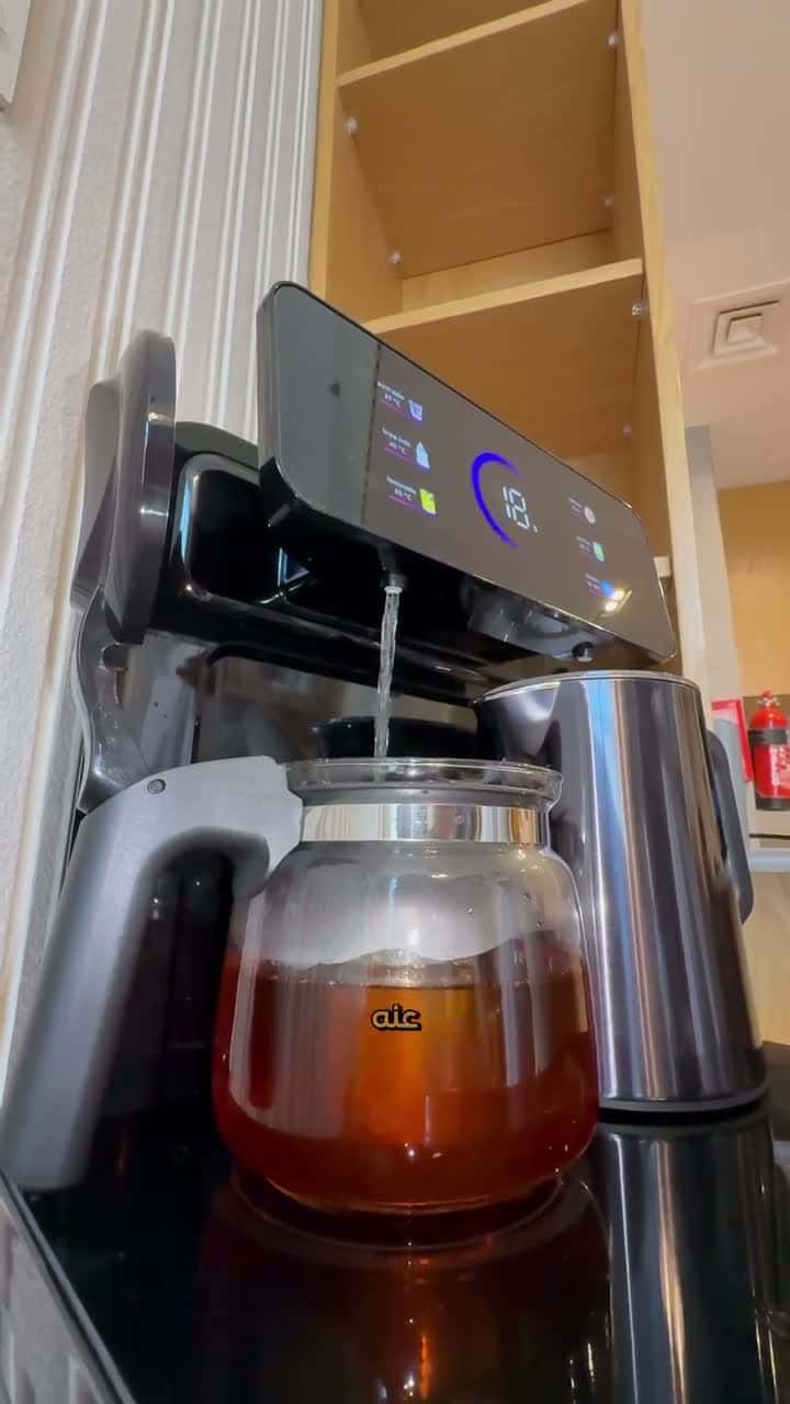 غلاية شاي كهربائية بسعة 1.0 لتر مع شاشة لمس وتحكم عن بعد من غرين ليون Green Lion Tea Bar Machine