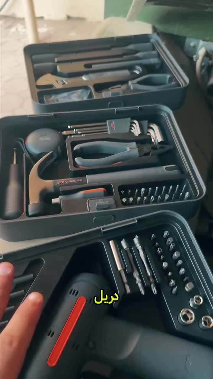 ادوات صيانة منزلية جيمي بوكس في صندوق 4 طبقات Jimibox 4 Layers Home Combo Tool Set