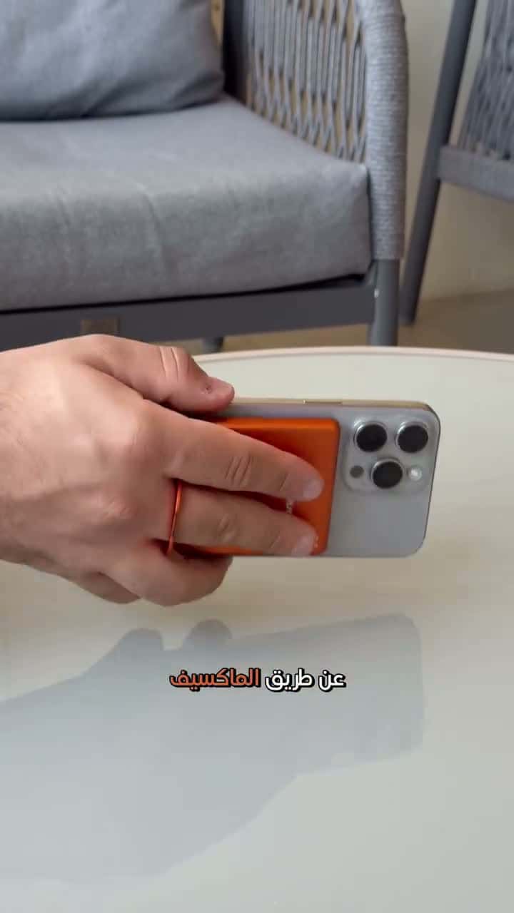 باور بانك لاسلكي 10000 ميلي امبير ريبينو شحن مغناطيسي ماج سيف مع شاشة REBENUO Power Bank Wirless Charge 10000 mAh