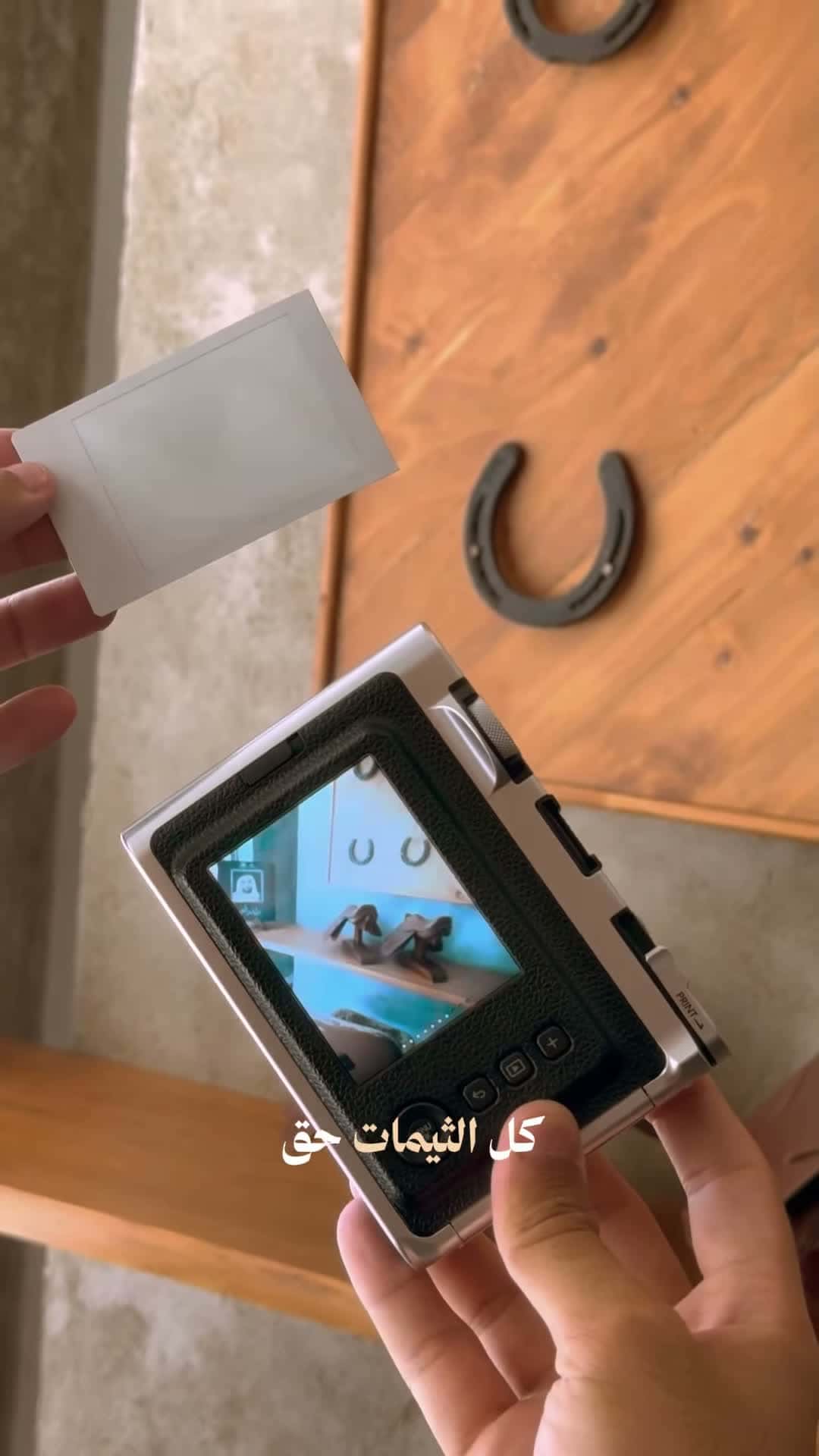 كاميرا فورية فوجي فيلم شاشة LCD 3 انش بلوتوث Fujifilm Instax Mini Evo Instant Camera
