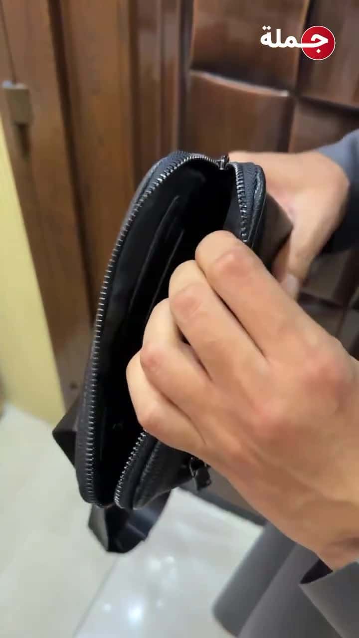 حقيبة كتف رجالية بالبصمة جرين Green Lion Bern Smart Fingerprint Bags