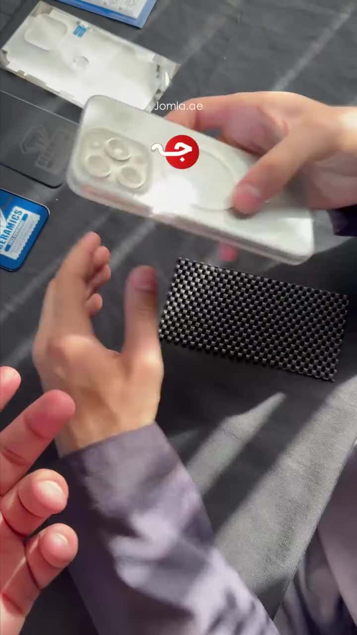 مجموعة حماية ايفون 15 برو ماكس متكاملة 12 في 1 Bastec Iphone 15 Pro Max Full Body Shield