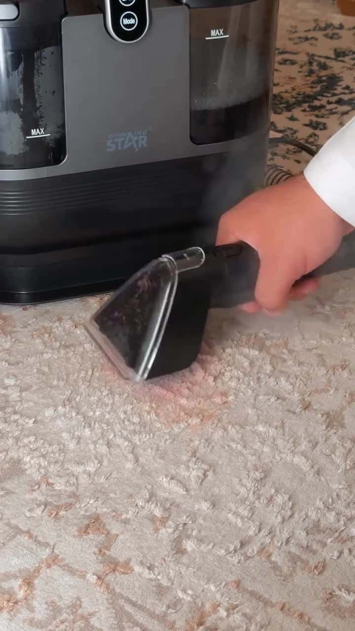 Winning Star 500W + 1200W Carpet and Sofa Cleaner with Steam and Hot Water