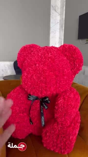 تيدي بير دبدوب كبير من الورد Teddy Bear Rose