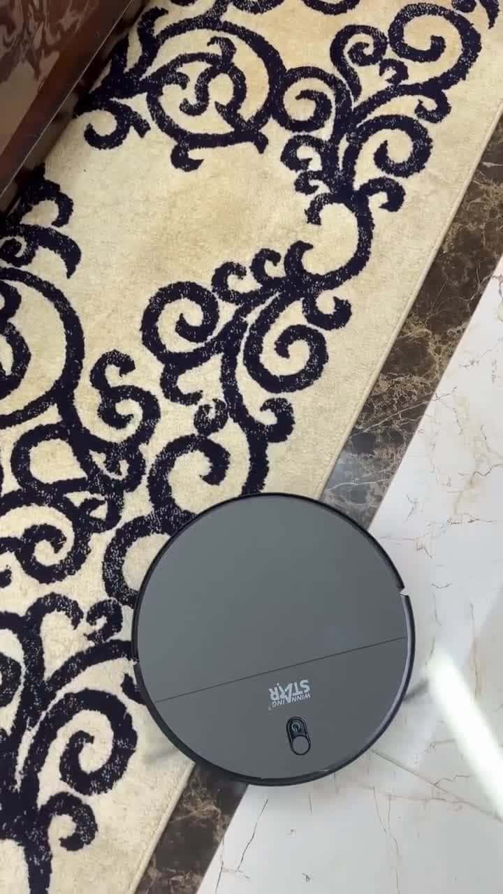 مكنسة روبوت التنظيف وينينج ستار مع ريموت تحكم عن بعد Winning Star Wireless Robot Vacuum Cleaner