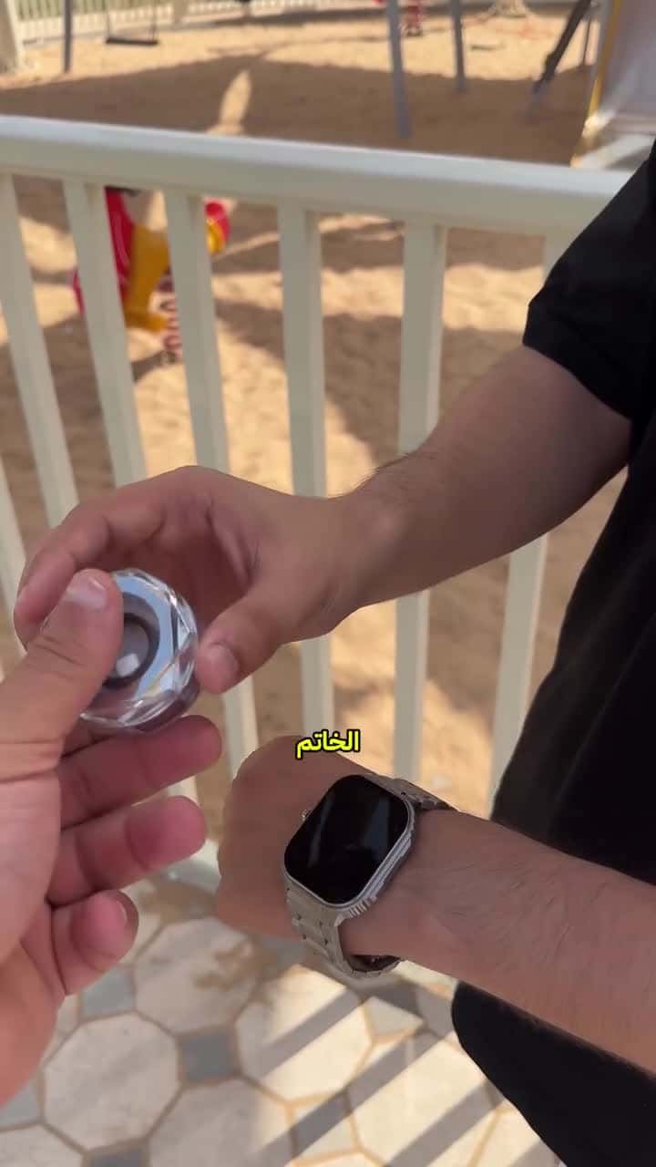 خاتم ذكي رياضي جرين لايون 18.9 مم مع شاشة ديجيتال Green Lion Smart Ring Pro With Digital Display