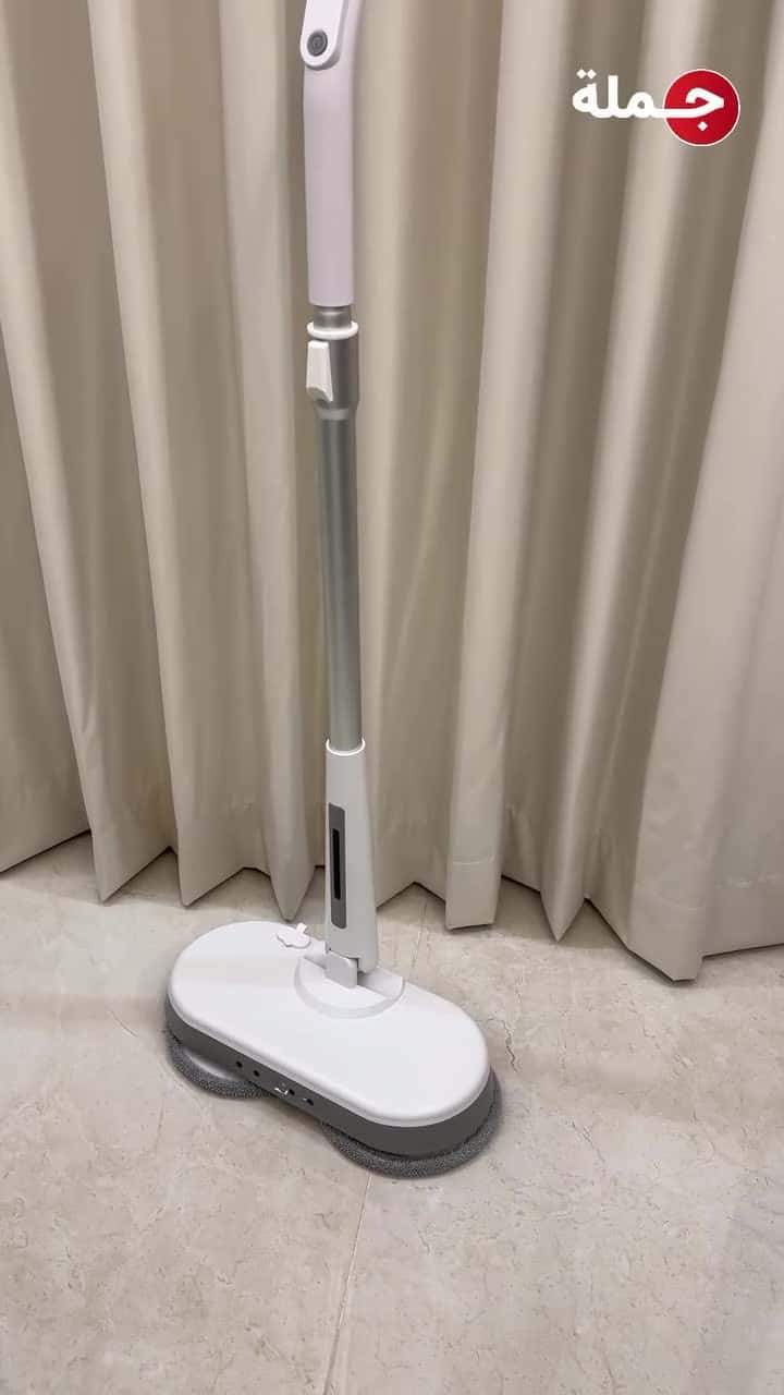 ممسحة أرضيات لاسلكية تكتك بنظام تدوير ورش ماء 2000 ملي أمبير 300 مللي Taktik Power Mop With Automatic Rotation and Water Spraying