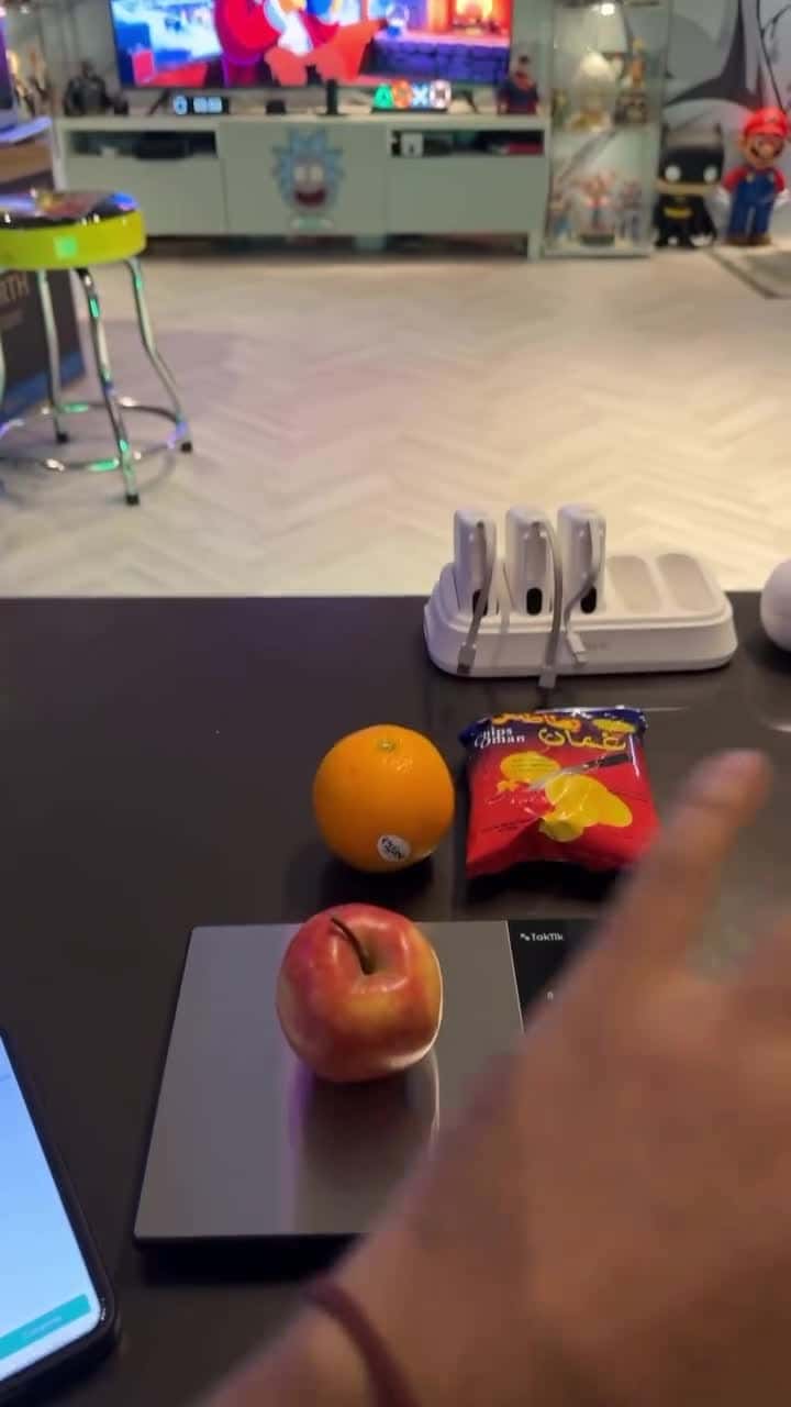 ميزان اكل تكتك 5 كجم مع تطبيق وشاشة ذكية لعرض السعرات الحرارية Taktik Smart Food Scale