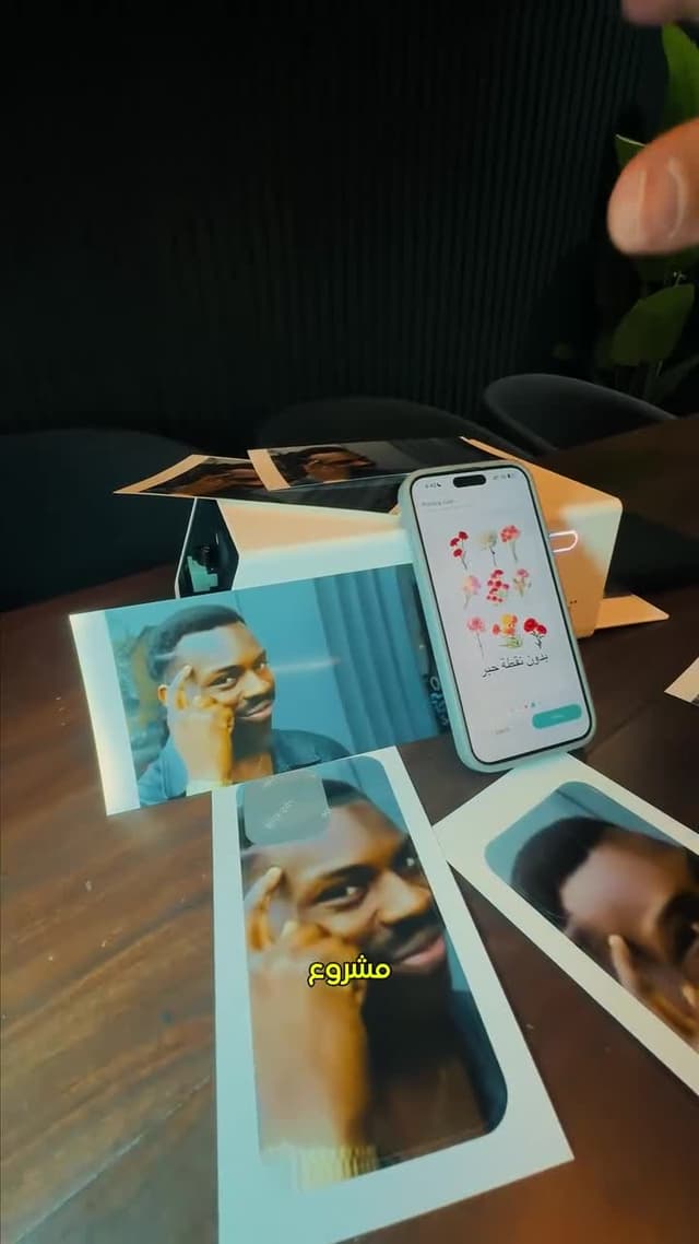 طابعة استكرات لاصقة بلوتوث ذكية لين بيكس كت 300 دي بي اي Liene PixCut S1 Photo Sticker Printer & Cutting Machine