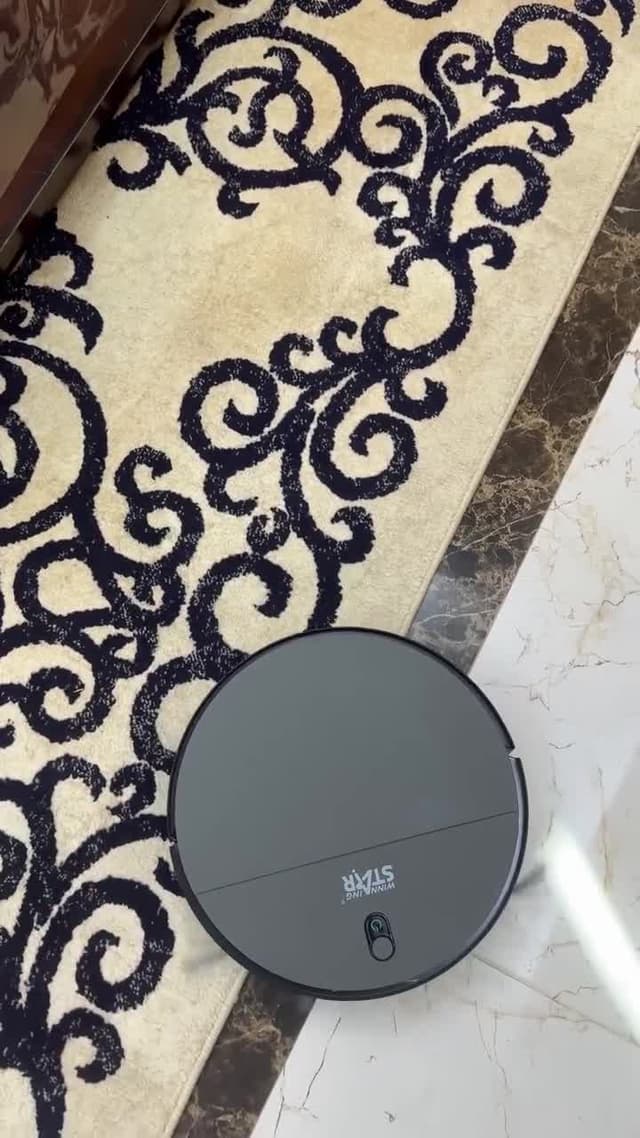 مكنسة روبوت التنظيف وينينج ستار مع ريموت تحكم عن بعد Winning Star Wireless Robot Vacuum Cleaner