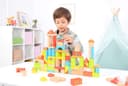 العاب خشبية للاطفال 100 قطعة ليلين Lelin 100pcs Wooden Blocks