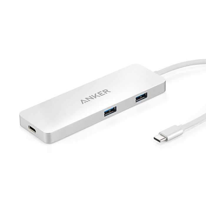 anker premium usb c hub with ethernet and power delivery un silver offline