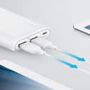 شاحن خارجي أنكر باور كور 20100 ميلي أمبير - ألوان أبيض وأسود