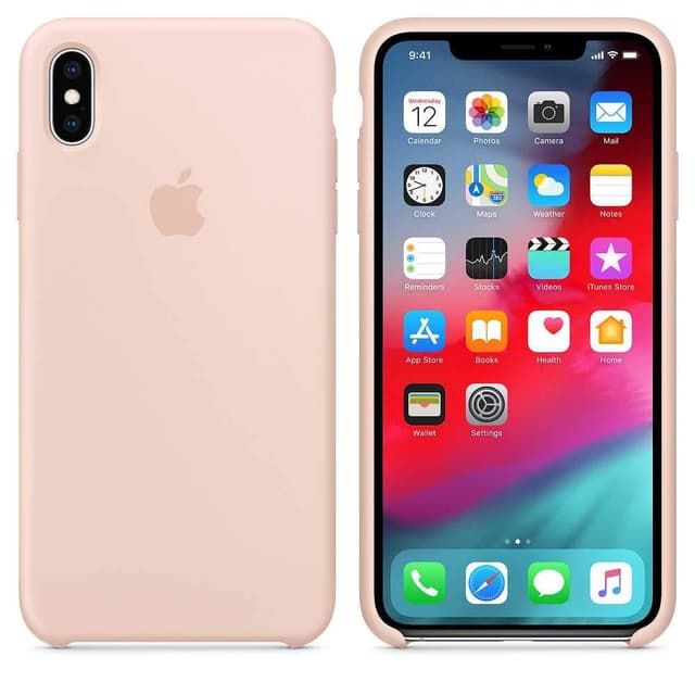 Apple Iphone Xs Max Silicone Case - Pink Sand
