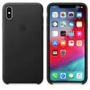 apple iphone xs max leather case black