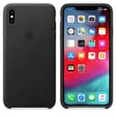 apple iphone xs max leather case black