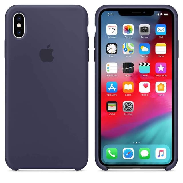 Apple Iphone Xs Max Silicone Case - Midnight Blue