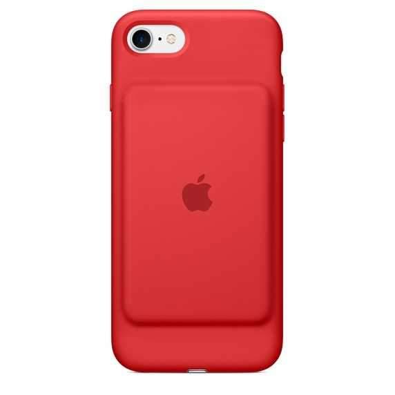 apple smart battery case for iPhone 7 red