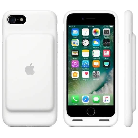 apple smart battery case for iphone 7 white