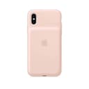 apple smart battery case for iphone xs pink sand