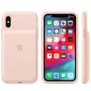 apple smart battery case for iphone xs pink sand