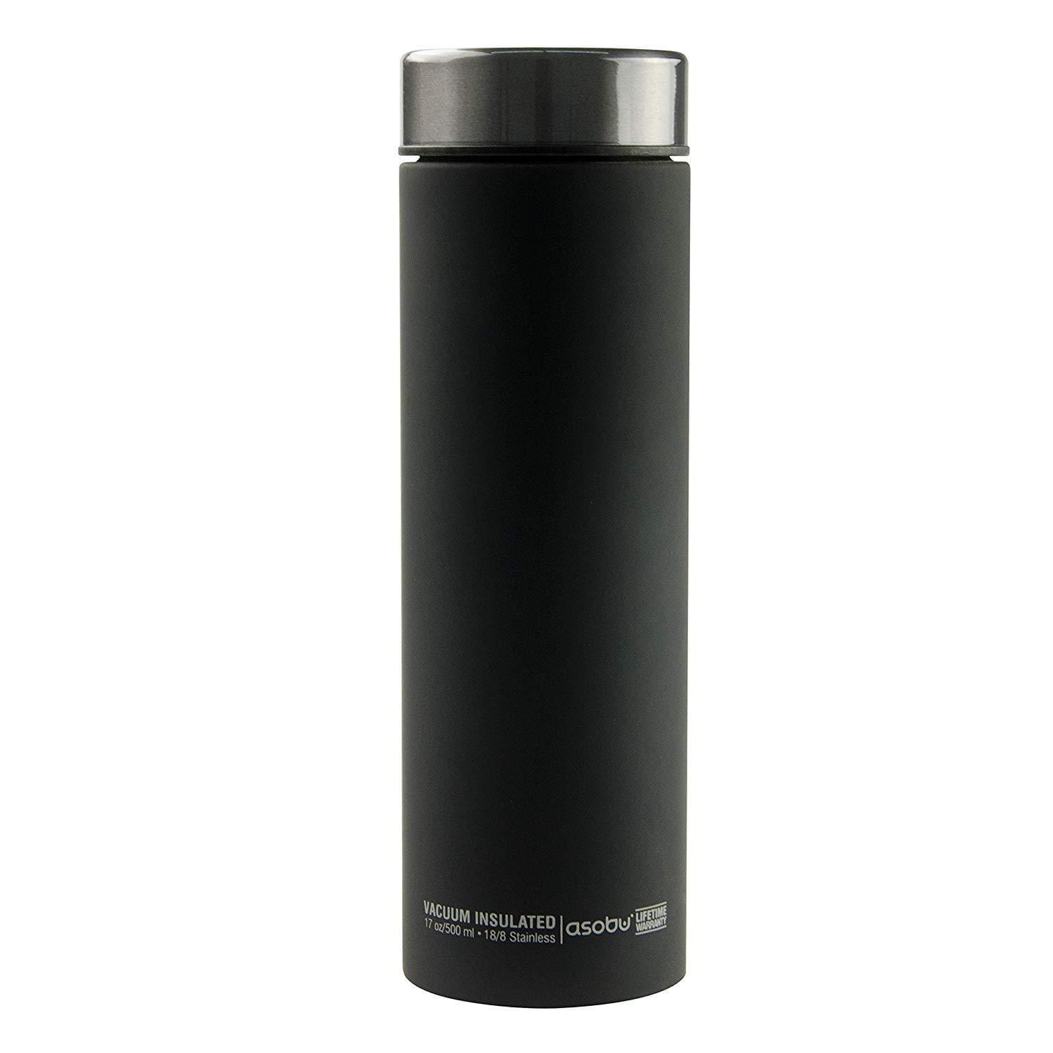 asobu le baton travel bottle smoke black