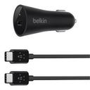 belkin usb cƒ car charger cable usb type cƒ 5 - SW1hZ2U6MjE5MDg=