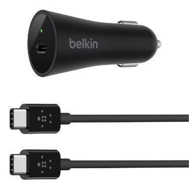 شاحن للسيارة USB-C بقوة 27 واط USB-C Car Charger  - BELKIN - SW1hZ2U6MjE5MDg=