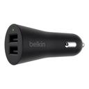 شاحن سيارة بمدخل USB-A مزدوج 24 واط BELKIN - BOOSTUP 2-Port Car Charger - SW1hZ2U6MjU3NzY=