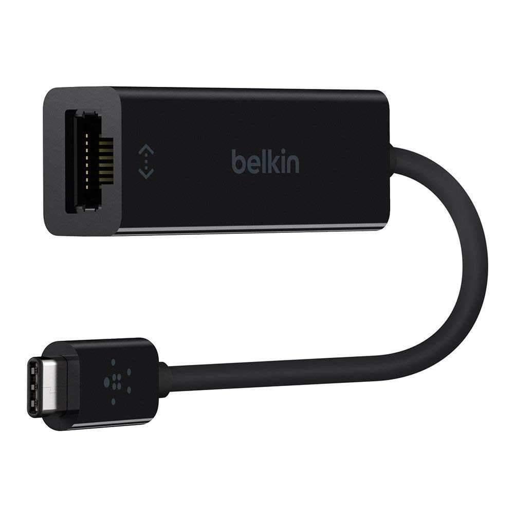 محول USB-C الى ايثرنت جيجابت بيلكن Belkin USB-C to Gigabit Ethernet Adapter Black