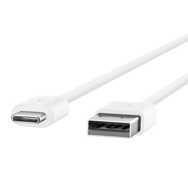 وصلة شاحن (كيبل شحن) بمنفذ USB-A إلى USB-C Type-C بطول 1.2 متر لون أبيض BELKIN – MIXIT 2.0 USB-A to USB-C Charge Cable USB Type-C - SW1hZ2U6MjE1Mzg=