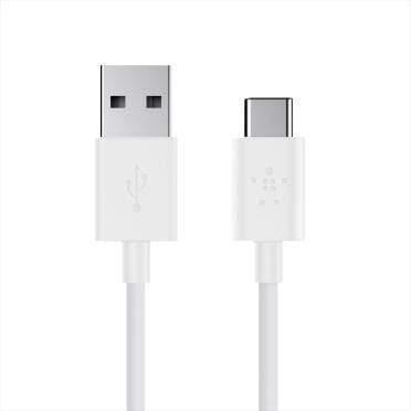 وصلة شاحن (كيبل شحن) بمنفذ USB-A إلى USB-C Type-C بطول 1.2 متر لون أبيض BELKIN – MIXIT 2.0 USB-A to USB-C Charge Cable USB Type-C - SW1hZ2U6MjE1NDA=