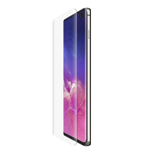 لاصقة حماية الشاشة لهاتف Samsung Galaxy S10 Plus شفافة SCREENFORCE InvisiGlass - BELKIN - SW1hZ2U6MjIxODQ=