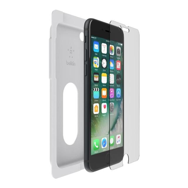 لاصقة حماية (شاشة حماية) للآيفون 6/6S/7/8 شفافة BELKIN - ScreenForce Invisiglass Ultra Screen Protector for iPhone 8/7/6s/6