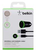 شاحن سيارة للموبايل بقوة 10 واط بيلكن Belkin Micro Car Charger - SW1hZ2U6NjY4OQ==