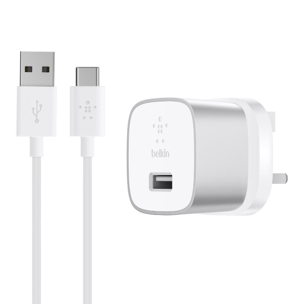 belkin boost up quick charge 3 0 home charger with usb a to usb c cable