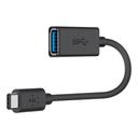 محول OTG إلى USB-C لون أسود BELKIN - 3.0 USB-C to USB-A Adapter USB Type-C - SW1hZ2U6MjU5NTI=