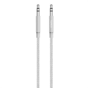 وصلة (كيبل) أواكس AUX بطول 4 أقدام BELKIN - MIXIT Metallic AUX Cable