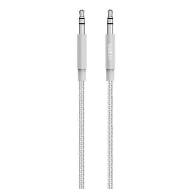 وصلة (كيبل) أواكس AUX بطول 4 أقدام BELKIN - MIXIT Metallic AUX Cable - SW1hZ2U6MjU5NzY=