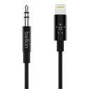 كابل مع موصل ضوئي 3.5 مم BELKIN Audio Cable With Lightning Connector - SW1hZ2U6MjU5ODQ=