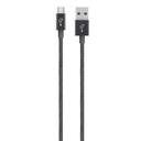 وصلة شاحن (كيبل شحن) بمدخل USB-A و منفذ Micro-USB معدني BELKIN - Metallic Micro-USB to USB Cable - SW1hZ2U6MjU5OTQ=