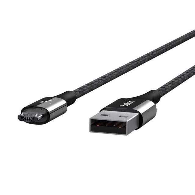 وصلة شاحن (كيبل شحن) بمدخل USB-A و منفذ Micro-USB بطول 4 قدم BELKIN - MIXIT DuraTek Micro-USB to USB Cable - SW1hZ2U6MjYwMDI=