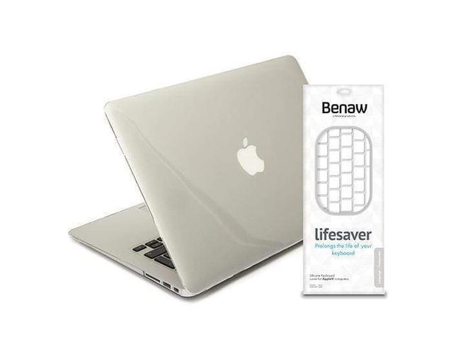 كفر للماكبوك و للكيبورد لون شفاف BENAW Lifesaver Bundle New Macbook Pro 13 Hardcase and Keyboard Cover - SW1hZ2U6MjQyMzI=