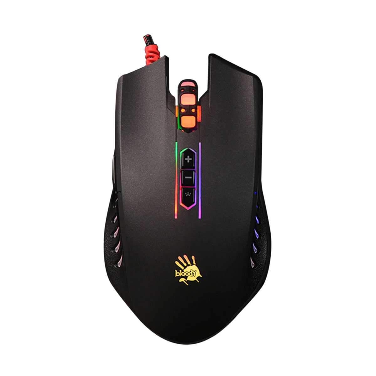 bloody q31 neon xglide gaming mouse black