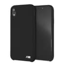 كفر ايفون xr الأسود مع شعار بي إم دبليو من سي جي موبايل  BMW Silicone Hard Case for iPhone Xr - Black