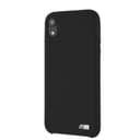 كفر ايفون xr الأسود مع شعار بي إم دبليو من سي جي موبايل  BMW Silicone Hard Case for iPhone Xr - Black