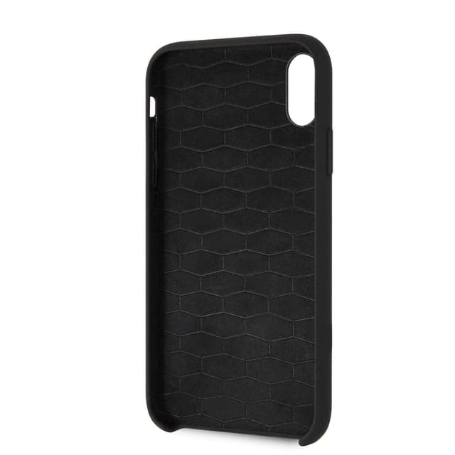 كفر ايفون xr الأسود مع شعار بي إم دبليو من سي جي موبايل  BMW Silicone Hard Case for iPhone Xr - Black