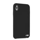 كفر ايفون xr الأسود مع شعار بي إم دبليو من سي جي موبايل  BMW Silicone Hard Case for iPhone Xr - Black