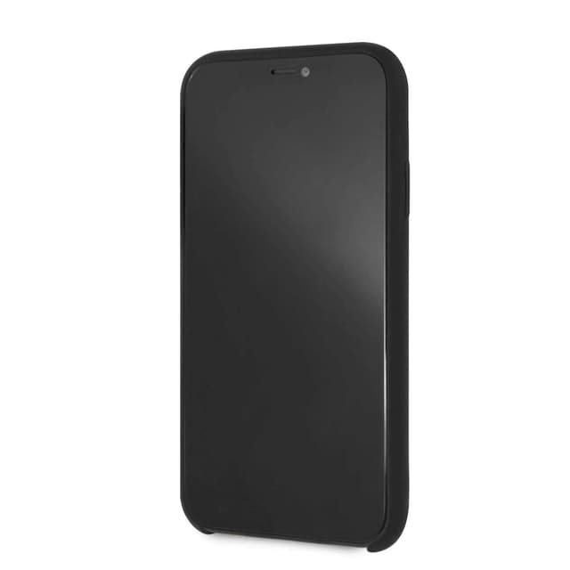 كفر ايفون xr الأسود مع شعار بي إم دبليو من سي جي موبايل  BMW Silicone Hard Case for iPhone Xr - Black
