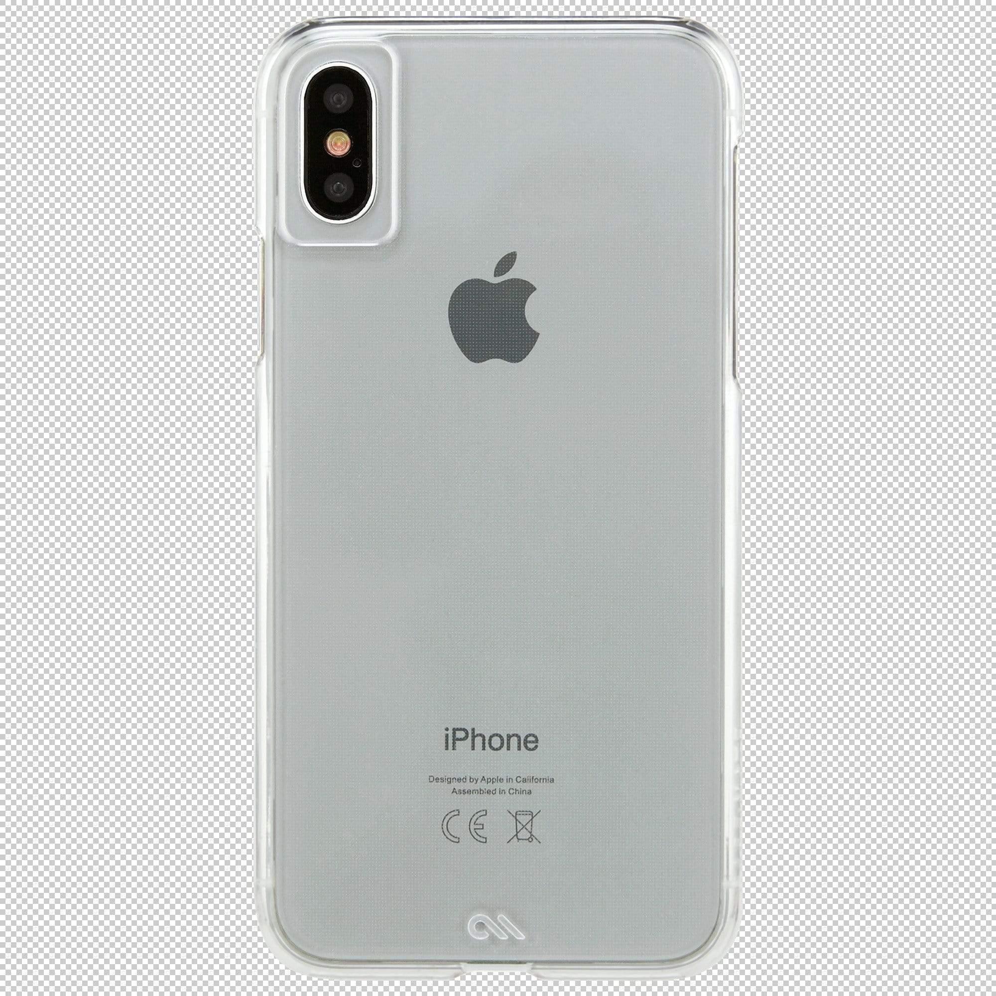 كفر ايفون XS/X - شفاف CASEMATE Barely There Clear For iPhone XS/X